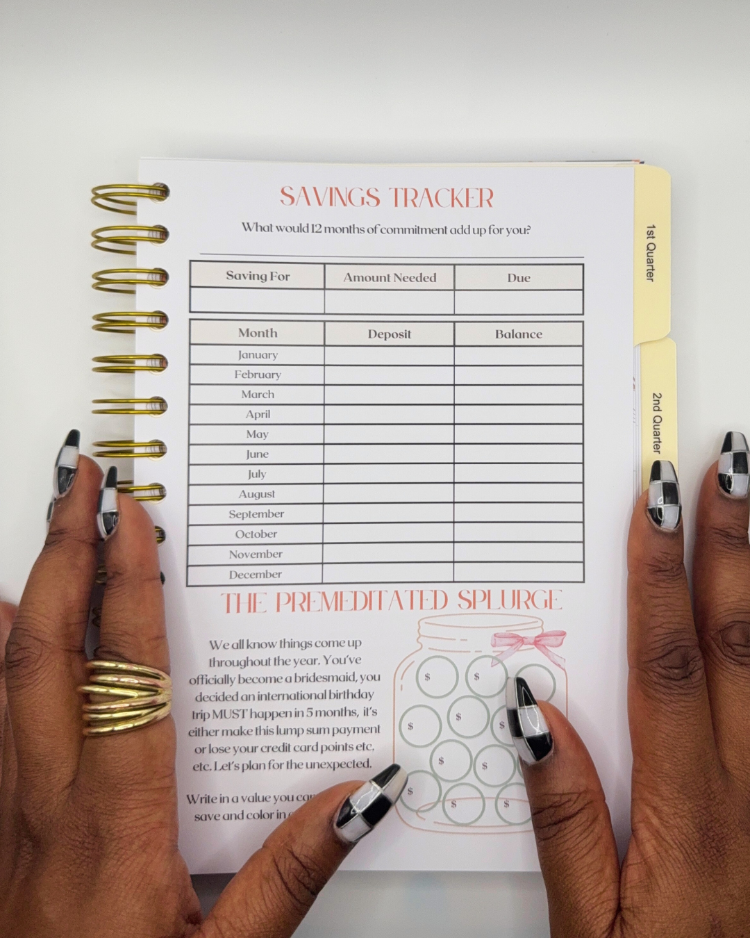 Color Me Boss Undated Daily Planner
