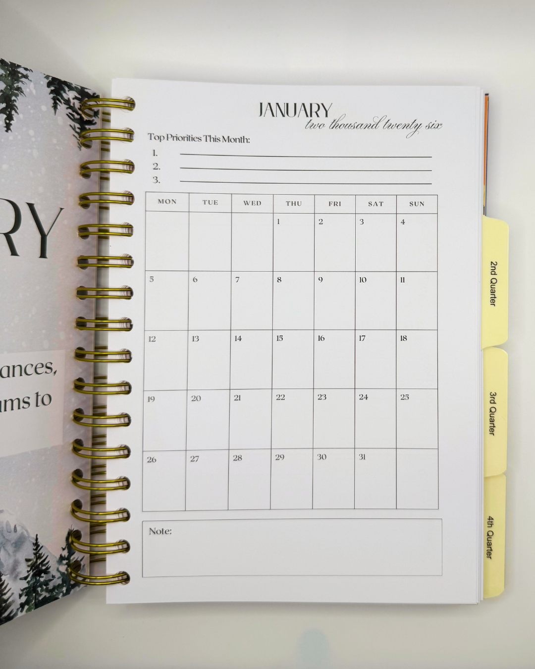 Color Me Boss Undated Daily Planner