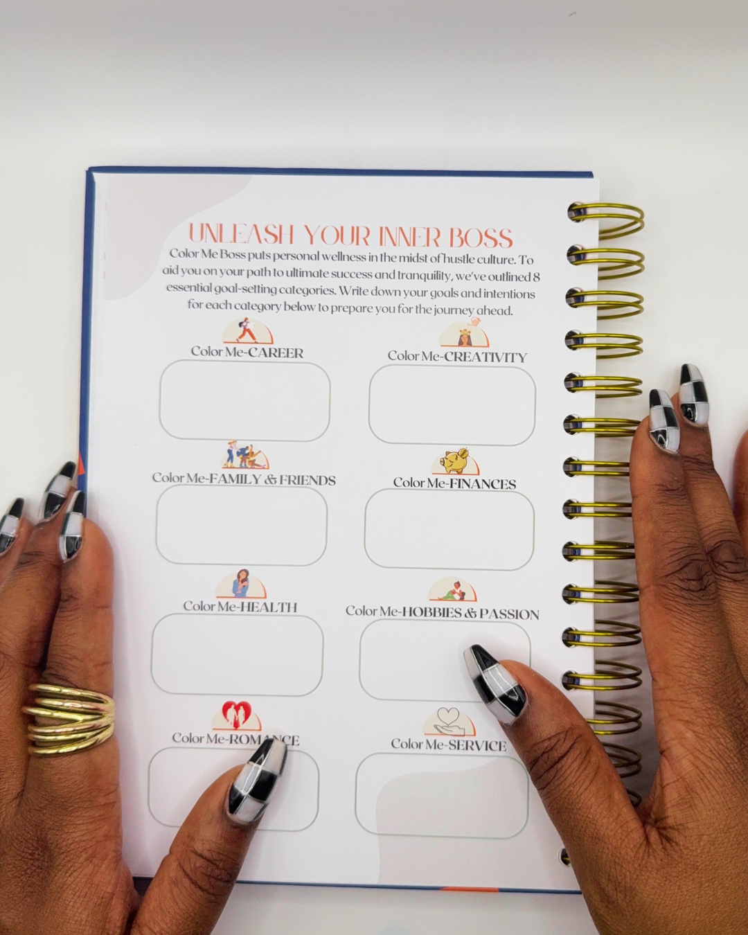 Color Me Boss Undated Daily Planner