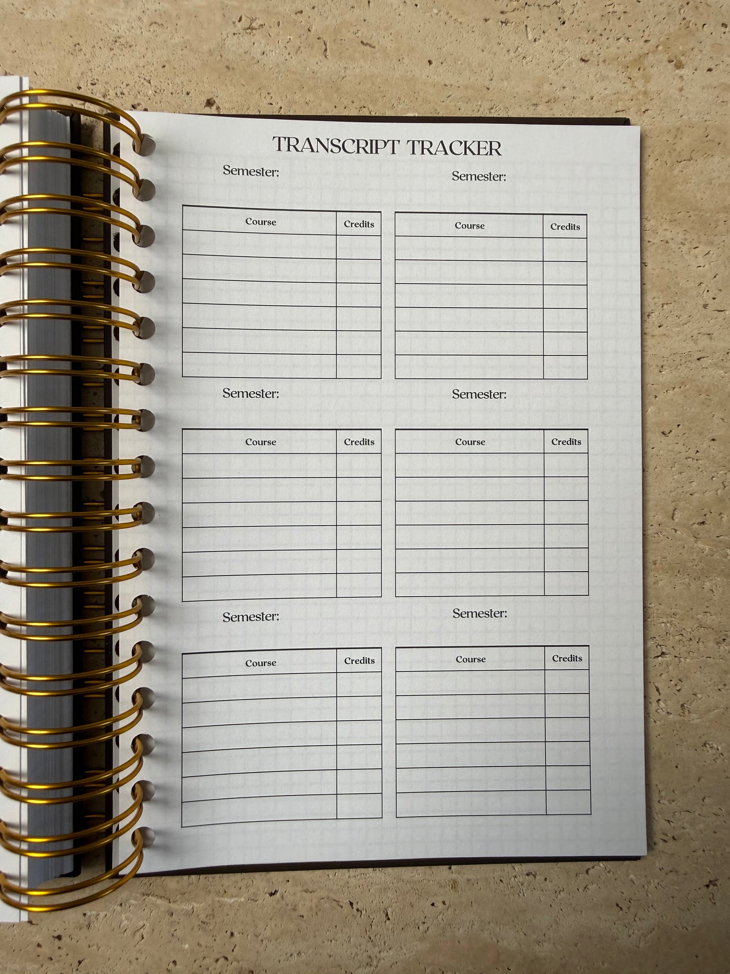 The Docket Law School Semester Planner