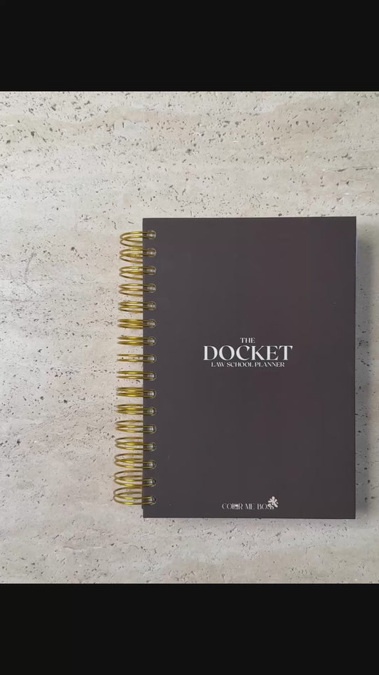 The Docket Law School Semester Planner