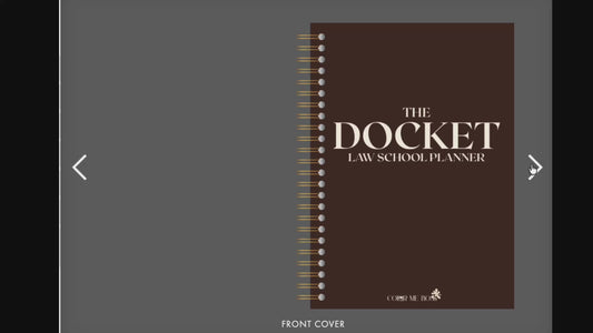The Docket Law School Semester Planner